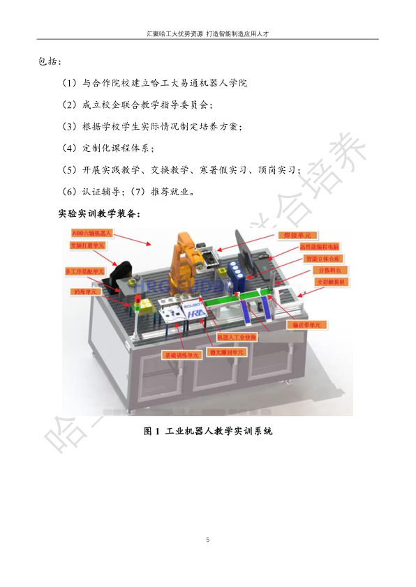 哈工大易通人工智能机器人研究院永利集团304官网合作招生简章