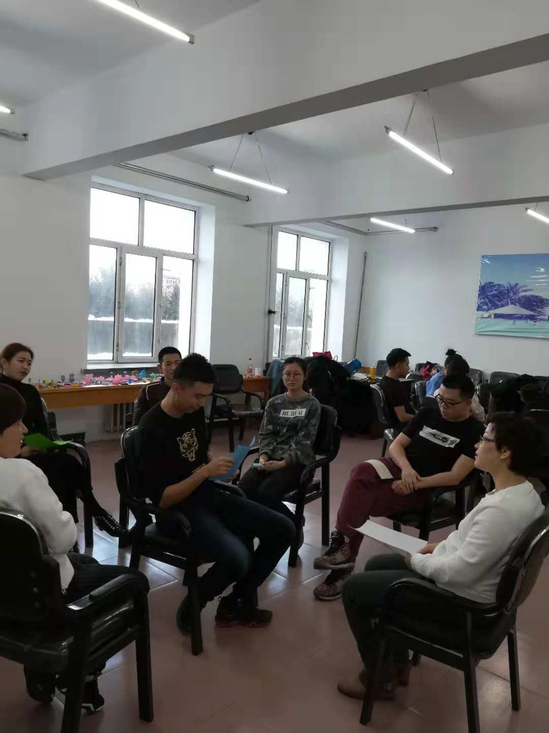 永利举办“科学减压_促进心理健康”团体心理训练活动